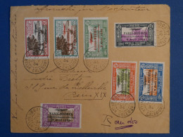 C NOUVELLE CALEDONIE BELLE LETTRE RARE 1934  PETIT BUREAU HOUAILOU 1ER VOL  NOUMEA PARIS FRANCE+ PA N°9...++ - Brieven En Documenten