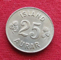 Iceland 25 Aurar 1961  KM# 11 Lt 185 *VT Islandia Islande Island Ijsland - Islande