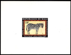 MALI(1978) Zèbre. Épreuve De Luxe, Miniature De Mansur. Yvert No PA335, Scott No C337. - Mali (1959-...)