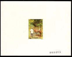 CAMEROUN(1980) Cattle. Deluxe Sheet. Scott No 683, Yvert No 659. Attractive! - Cameroun (1960-...)