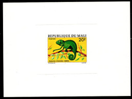 MALI(1976) Reptiles. Complete Set Of 5 Deluxe Sheets. Scott Nos 250-4, Yvert Nos 252-6. - Mali (1959-...)