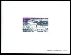 F.S.A.T.(1981) Charcot Station. Deluxe Sheet. Scott No C68, Yvert No PA70. - Imperforates, Proofs & Errors