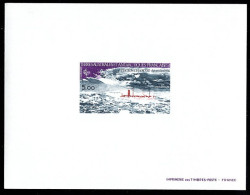 F.S.A.T.(1981) Charcot Station. Deluxe Sheet. Scott No C68, Yvert No PA70. - Non Dentelés, épreuves & Variétés