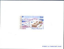 F.S.A.T.(1987) Marret Base. Deluxe Sheet. Scott No 128, Yvert No 127. - Imperforates, Proofs & Errors
