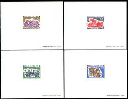 MALI(1975) Ancient Autos. Complete Set Of 4 Deluxe Sheets.  Scott Nos 240-3, Yvert Nos 241-4. - Mali (1959-...)