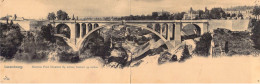 LUXEMBOURG - Carte Panoramique - Pont Diamètre 84 Mètres Hauteur 44 Mètres - Edit Grand Bazar - Carte Postale Ancienne - Luxemburg - Town