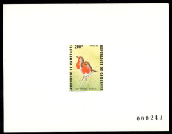 CAMEROUN(1985) Red-throated Bee-eater. Deluxe Sheet. Scott No 800, Yvert No 779. - Cameroun (1960-...)