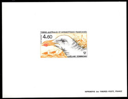 F.S.A.T.(1986) Seagulls. Deluxe Sheet. Scott No C91, Yvert No PA92. - Non Dentelés, épreuves & Variétés
