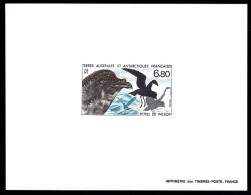 F.S.A.T.(1988) Wilson's Petrel. Deluxe Sheet. Scott No 139, Yvert No 132. - Imperforates, Proofs & Errors
