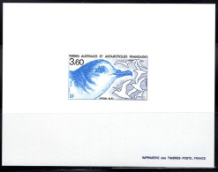 F.S.A.T.(1989) Blue Petrel. Deluxe Sheet. Scott No 144, Yvert No 142. - Imperforates, Proofs & Errors