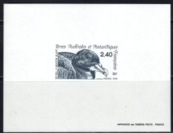 F.S.A.T.(1996) White-chinned Petrel. Bloc Gommé. Scott No 213, Yvert No 204. - Imperforates, Proofs & Errors