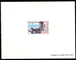 F.S.A.T.(1994) Sled Dog. Robert Pommier. Deluxe Sheet. Scott No 198, Yvert No 188. - Imperforates, Proofs & Errors