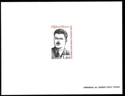 F.S.A.T.(1983) Alfred Faure. Deluxe Sheet. Scott No 111, Yvert No 104. - Imperforates, Proofs & Errors