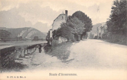 BELGIQUE - Route D'Anseremme - Ed G H - Carte Postale Ancienne - Dinant