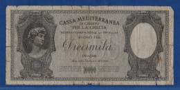 GREECE - Cassa Mediterranea Di Credito - P.M8 – 10000 DRACME ND 1941 - CIRCULATED - SERIE 0001 241.362 - Occupation Italienne Egéenne