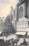 BELGIQUE - LOUVAIN - Grand Place Et Entrée De L'église St Pierre - Edit Nels - Carte Postale Ancienne - Leuven