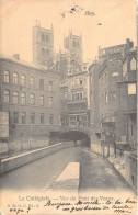 BELGIQUE - HUY - La Collégiale - Vue Du Pont Des Veaux - Ed G H - Carte Postale Ancienne - Hoei