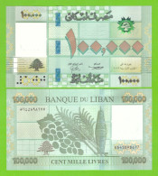 LEBANON 100000 LIVRES 2022 P-95e UNC - Liban