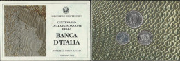 REPUBBLICA  1993  BANCA D'ITALIA  TRITTICO  Lire 100+200+500 AG - Gedenkmünzen