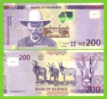 NAMIBIA 200 DOLLARS 2022 P-15 UNC - Namibie