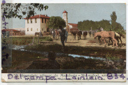 - 1079 - La Guerre Européenne En Macédoine, ( Grèce ), Un Campement Serbe,  écrite, 1919, épaisse, TBE, Scans. - Grèce