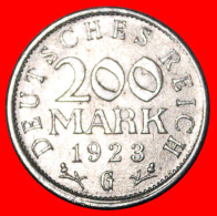 * INFLATION: GERMANY WEIMAR REPUBLIC  200 MARK 1923G! · LOW START! · NO RESERVE!!! - 200 & 500 Mark