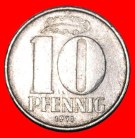 * HAMMER AND COMPASS (1963-1990): GERMANY  10 PFENNIG 1971A! DIES 1+A! · LOW START! · NO RESERVE!!! - 10 Pfennig