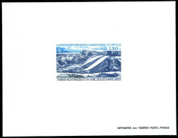 F.S.A.T.(1981) Glacial Landscape. Deluxe Sheet. Scott No C64, Yvert No PA66. - Imperforates, Proofs & Errors