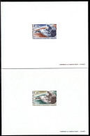 F.S.A.T.(1980) Leopard Seals. Set Of 2 Deluxe Sheets. Scott Nos 92-3, Yvert Nos 89-90. - Imperforates, Proofs & Errors