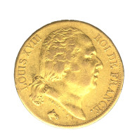 Louis XVIII-20 Francs 1817 Bayonne - 20 Francs (gold)