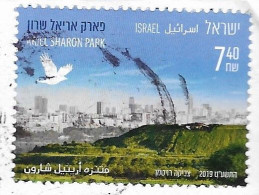 ISRAEL PARC ARIEL SHARON DE TEL AVIV - SEUL SUR LETTRE POUR LA FRANCE,VIGNETTES AERIENNES, VOIR LES SCANNERS - Lettres & Documents