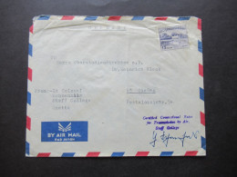 Pakistan 1960er Jahre ?!?  Auslandsbrief Absender LT Colonel Schoenhaas Staff College Quetta / Air Mail - Pakistán