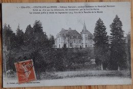 21 : Chatillon-sur-Seine - Château Marmont Ancienne Résidence Du Maréchal Marmont ... Brûlé En 1870 ...  - (n°26301) - Chatillon Sur Seine