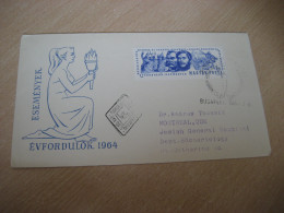 BUDAPEST 1964 To Montreal Canada CEGLED Yv 1642 FDC Cancel Cover HUNGARY - Covers & Documents