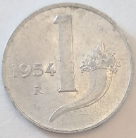 1954 - Italia 1 Lira     ----- - 1 Lire