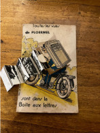 Ploermel * Carte à Système Ancienne Complète * Facteur à Moto * Ptt Poste Motos - Ploërmel