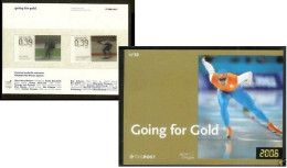Netherlands 2006 Olympic Winter Games 3D Video Stamps In Special Limited Edition Prestige Booklet - Winter 2006: Torino