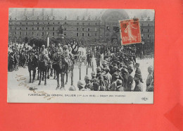 FUNERAILLES Du Général GALLIENI Cpa Animée Le 1 Er Juin 1916 - Funeral