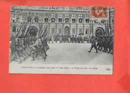 FUNERAILLES Du Général GALLIENI Cpa Animée Le 1 Er Juin 1916 - Funérailles