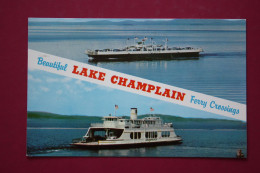 Lake Champlain Ferry Boat "Valcour " And Adirondack - Fähren