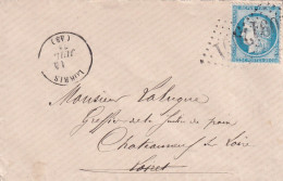 France Marcophilie - Département Du Loiret - N°60 Obl GC 2091 & T.16 Lorris 1874 - 1849-1876: Periodo Classico