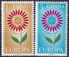 SPANIEN 1964 Mi-Nr. 1501/02 ** MNH - CEPT - 1964