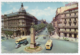 CPSM   BILBAO       -    MONUMENTO A LOPEZ DE HARO Y GRAN VIA -    BANCO -  TROLLEY - Vizcaya (Bilbao)