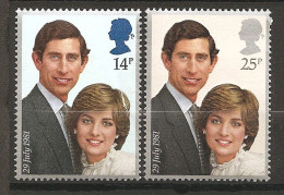GRANDE BRETAGNE / N° 1001 Et 1002 - Unused Stamps