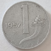 1957 - Italia 1 Lira   ---- - 1 Lire