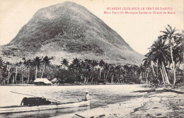 POLYNESIE FRANCAISE - HUAHINE - Moua Tapu - La Montagne Sacrée Et Chenal De Maeva - Carte Postale Ancienne - Polynésie Française