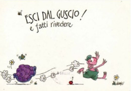 TARTARUGA / TESTUGGINE / TORTUGA / TURTLE / TORTUE - ESCI DAL GUSCIO E FATTI RIVEDERE - UMORISTICA / HUMOR - 1995 - Tortues