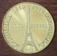 75007 PARIS TOUR EIFFEL 130 ANS MDP 2019 MÉDAILLE SOUVENIR MONNAIE DE PARIS JETON TOURISTIQUE MEDALS TOKENS COINS FRENCH - 2019