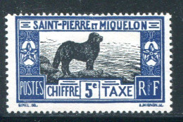 SAINT PIERRE ET MIQUELON- Taxe Y&T N°21- Neuf Avec Charnière * - Segnatasse