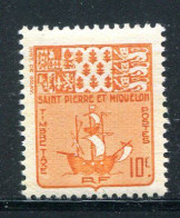 SAINT PIERRE ET MIQUELON- Taxe Y&T N°67- Neuf Sans Charnière ** - Strafport